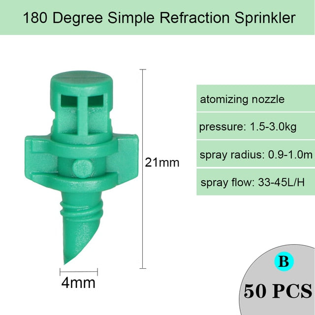 Drip Irrigation Dripper Fixed Flow Pressure Compensating Emitter - KiwisLove