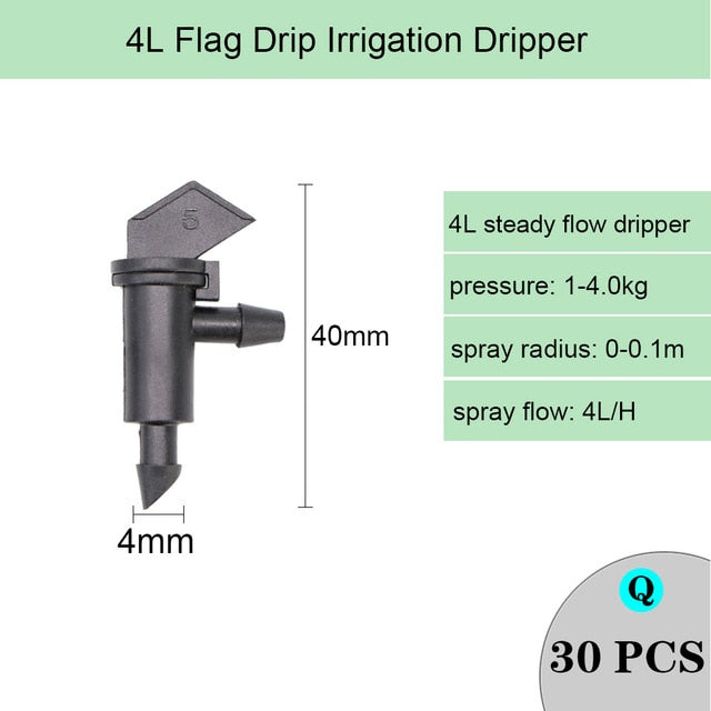 Drip Irrigation Dripper Fixed Flow Pressure Compensating Emitter - KiwisLove