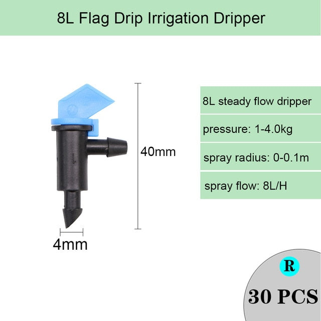 Drip Irrigation Dripper Fixed Flow Pressure Compensating Emitter - KiwisLove