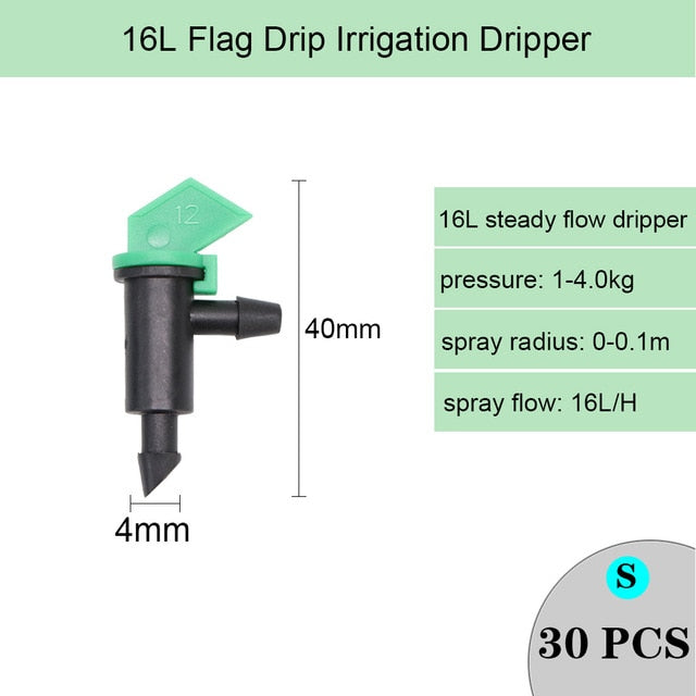 Drip Irrigation Dripper Fixed Flow Pressure Compensating Emitter - KiwisLove