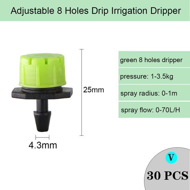Drip Irrigation Dripper Fixed Flow Pressure Compensating Emitter - KiwisLove