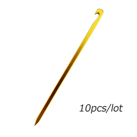 10pcs Aviation Aluminum Alloy Tent Pegs Garden Stakes - KiwisLove