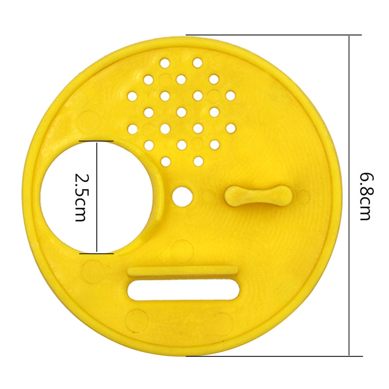 20 Pcs Beekeeping Box Design Round Plastic Beehives Nest Door Vents Bee Tools Beekeeping Equipment Supplies - KiwisLove