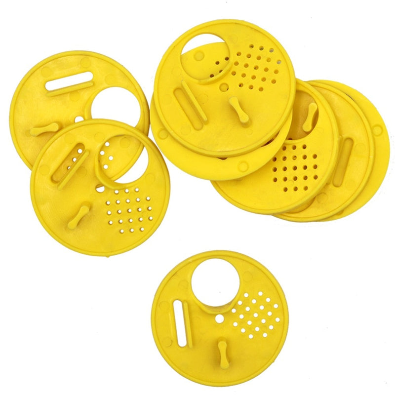 20 Pcs Beekeeping Box Design Round Plastic Beehives Nest Door Vents Bee Tools Beekeeping Equipment Supplies - KiwisLove