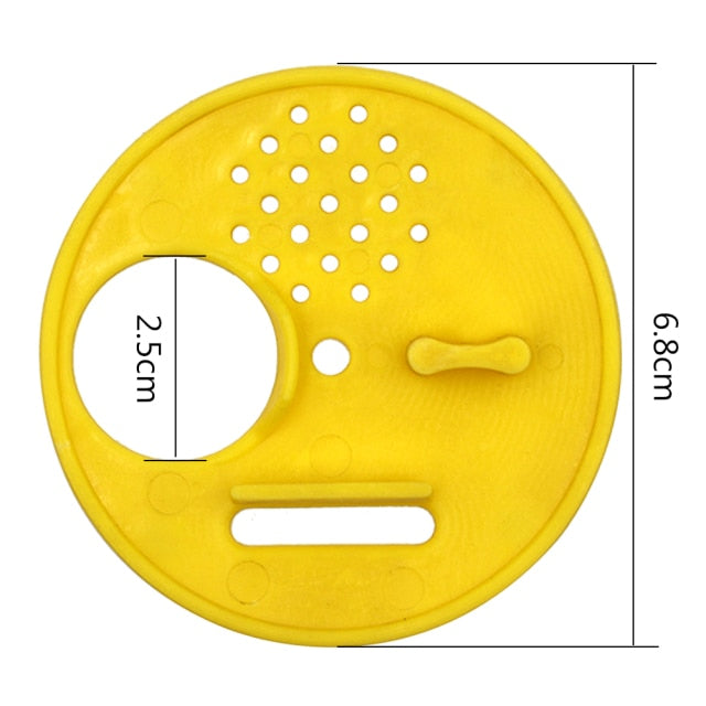 20 Pcs Beekeeping Box Design Round Plastic Beehives Nest Door Vents Bee Tools Beekeeping Equipment Supplies - KiwisLove