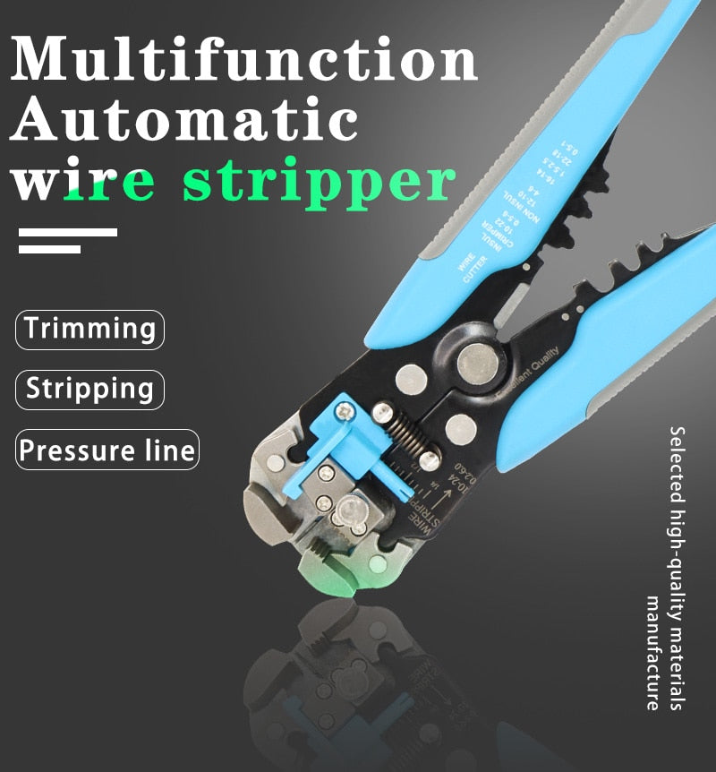 Crimper Cable Cutter Automatic Wire Stripper Multifunctional Stripping Tools - KiwisLove