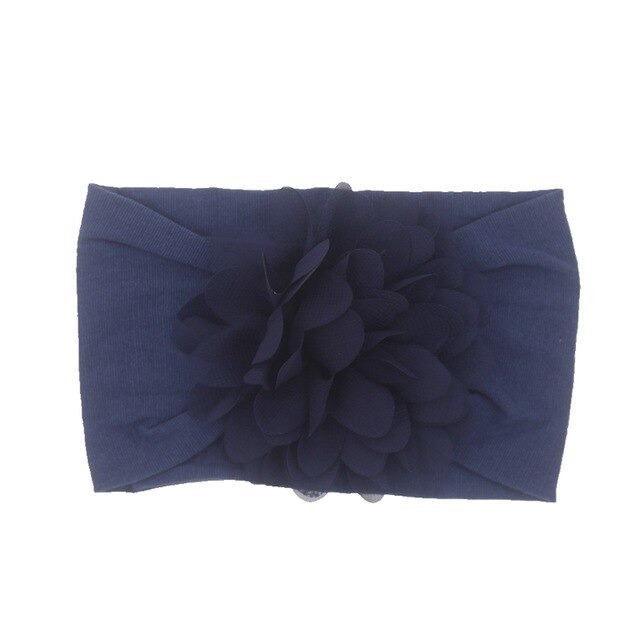 Baby Headband Nonly Big Chiffon Flower Headbands Bow - KiwisLove