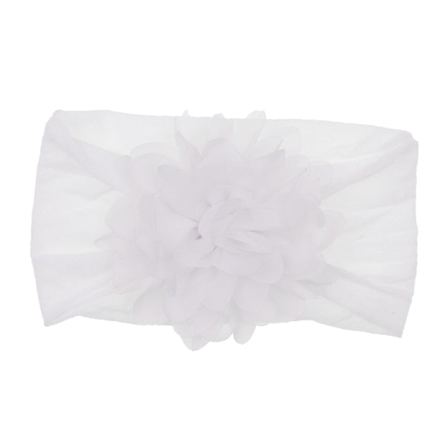 Baby Headband Nonly Big Chiffon Flower Headbands Bow - KiwisLove