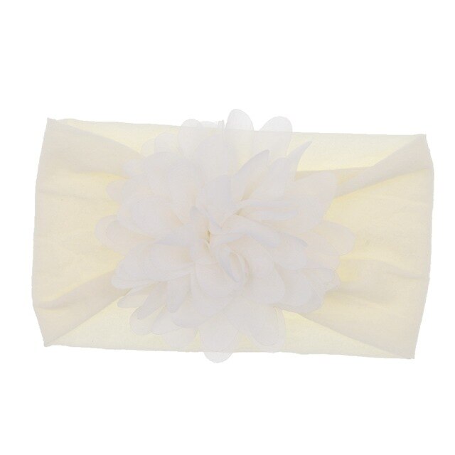 Baby Headband Nonly Big Chiffon Flower Headbands Bow - KiwisLove