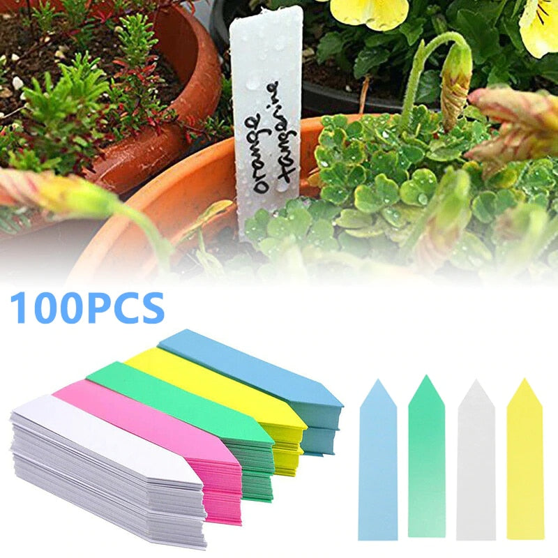 100Pcs Garden Plant Labels Plastic Plant Tags - KiwisLove