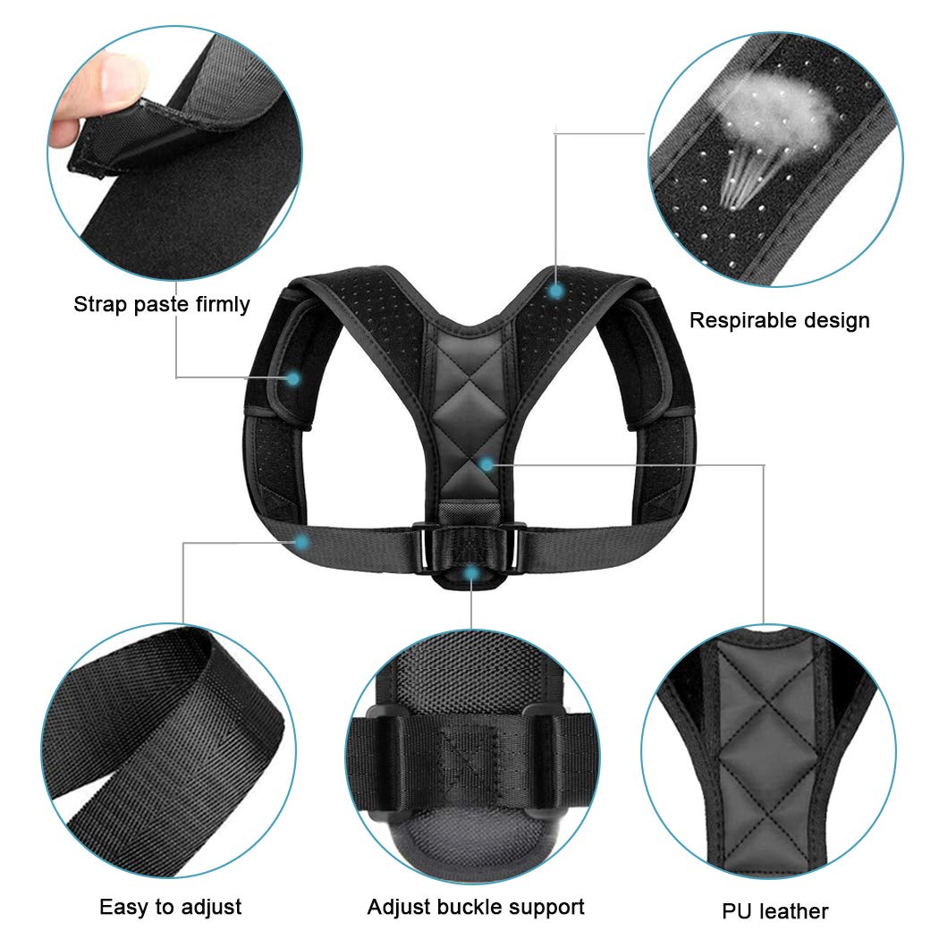 Adjustable Clavicle Posture Corrector  Upper Back Brace - KiwisLove
