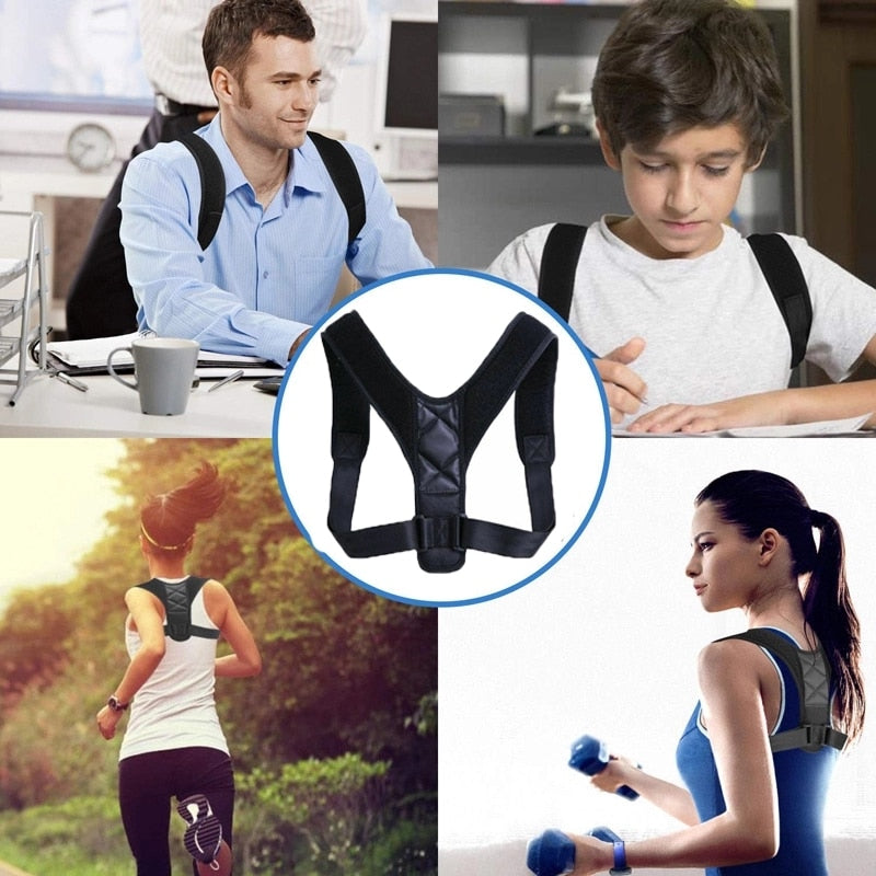 Adjustable Clavicle Posture Corrector  Upper Back Brace - KiwisLove