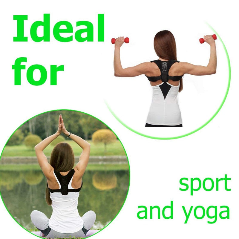 Adjustable Clavicle Posture Corrector  Upper Back Brace - KiwisLove