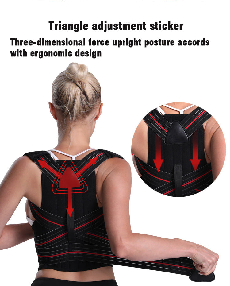 Adjustable Posture Corrector Back Support Shoulder Back Brace Posture - KiwisLove