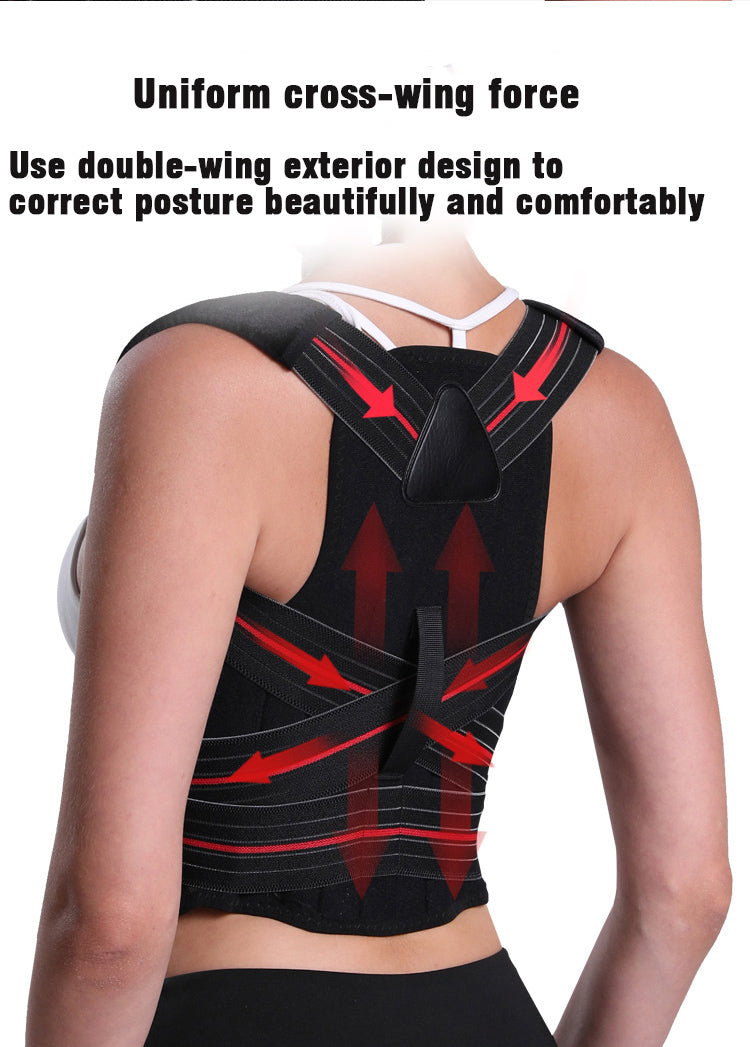 Adjustable Posture Corrector Back Support Shoulder Back Brace Posture - KiwisLove