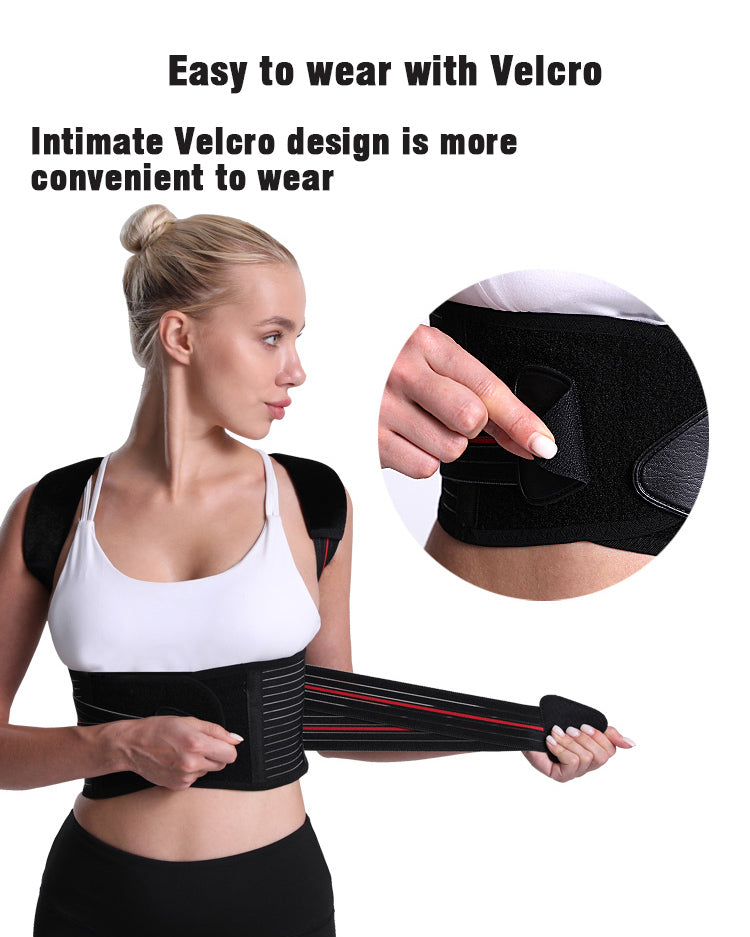 Adjustable Posture Corrector Back Support Shoulder Back Brace Posture - KiwisLove