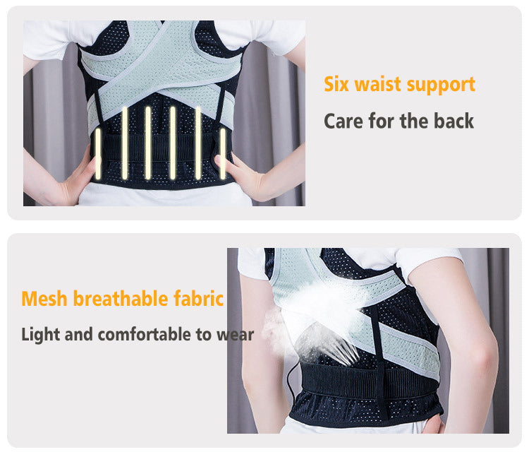 Back Shoulder Support Belt Posture Corrector for Adult Children Back Straightener Braces Lumbar Support Straight Shoulder Tights - KiwisLove