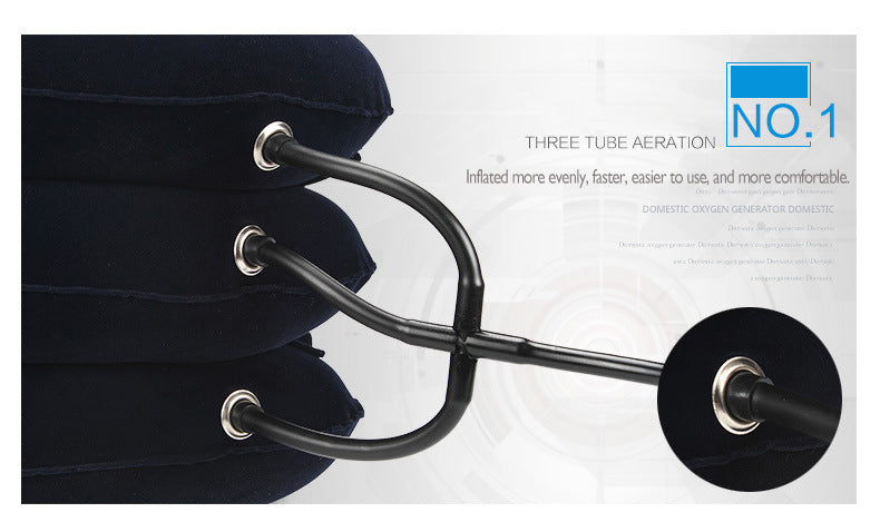 Inflatable Air Cervical Neck Traction Soft Neck Collar Pillow Pain Stress Relief Neck Stretcher - KiwisLove