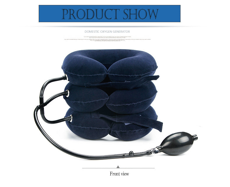 Inflatable Air Cervical Neck Traction Soft Neck Collar Pillow Pain Stress Relief Neck Stretcher - KiwisLove