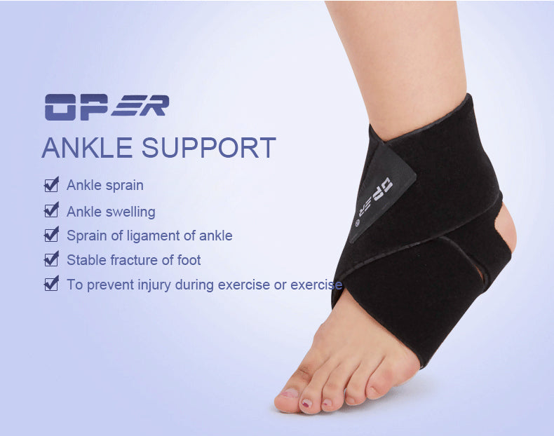 OPER Ankle Brace Support Anti Sprained Foot Pads Neoprene - KiwisLove