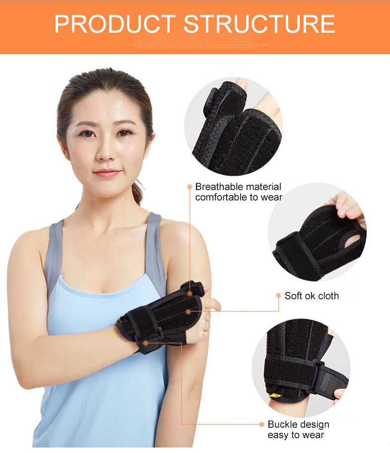OPER Wrist Support Wrap Splint Brace Wrist Sprain Finger Correction - KiwisLove