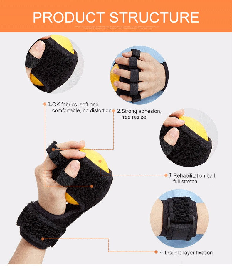 OPER Finger Posture Corrector Anti-Spasticity Ball Splint Hand Functional Orthosis - KiwisLove