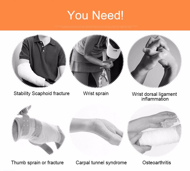 OPER New Finger Splint Wrist Thumb fixation Brace Support Wristbands - KiwisLove