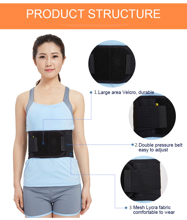 Back Support Posture Corrector Lumbar Lower Back Brace - KiwisLove