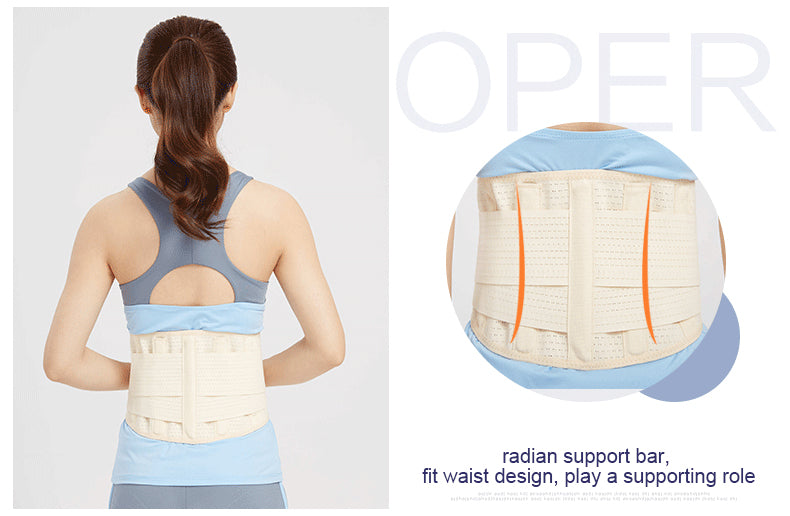 Back Support Posture Corrector Lumbar Lower Back Brace - KiwisLove