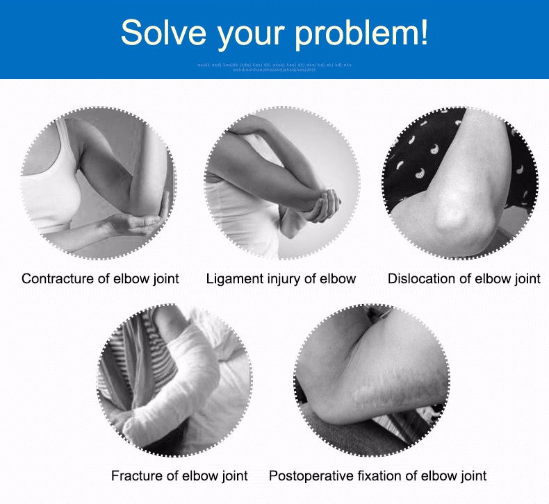 EO-Adjustable elbow arm stretched straight cerebral stroke Hemiplegia Correction brace - KiwisLove