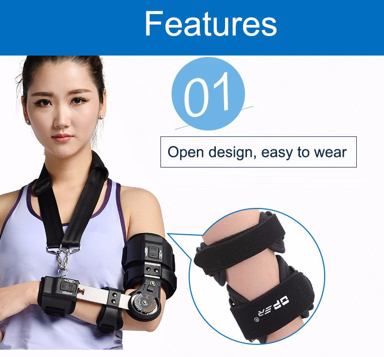 EO-Adjustable elbow arm stretched straight cerebral stroke Hemiplegia Correction brace - KiwisLove
