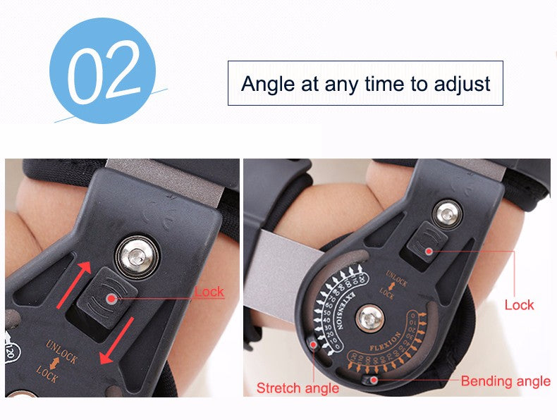 EO-Adjustable elbow arm stretched straight cerebral stroke Hemiplegia Correction brace - KiwisLove