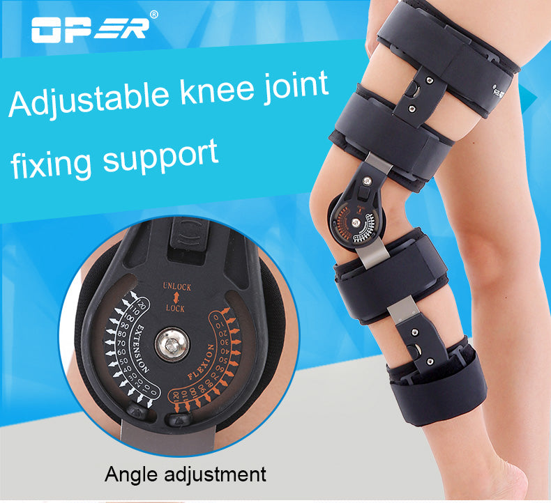 OPER Adjustable Long Knee Brace Support Joint Apparatus Stabiliser - KiwisLove