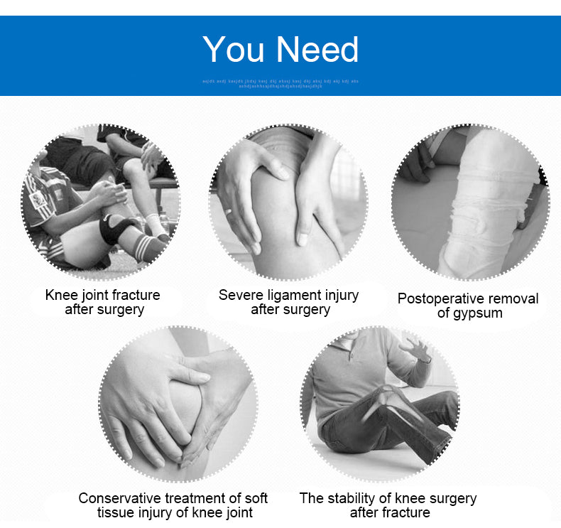 OPER Adjustable Long Knee Brace Support Joint Apparatus Stabiliser - KiwisLove