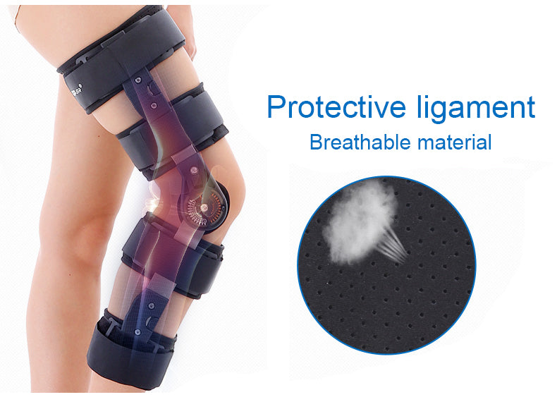 OPER Adjustable Long Knee Brace Support Joint Apparatus Stabiliser - KiwisLove
