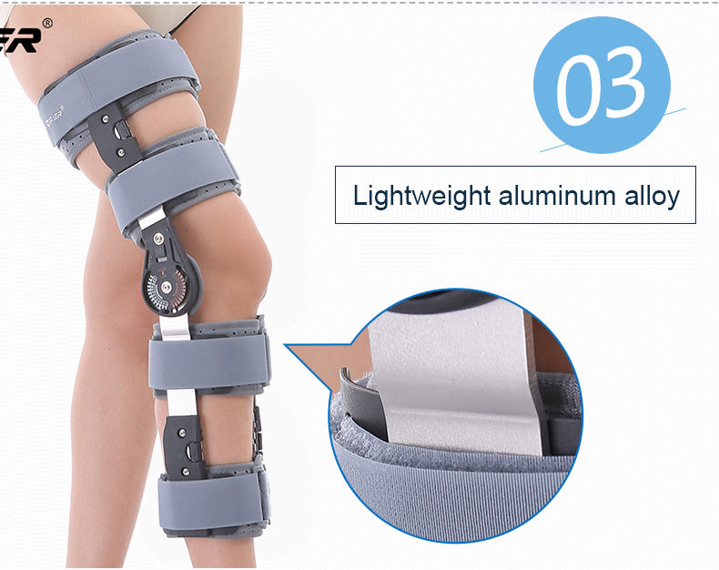 OPER Adjustable Long Knee Brace Support Joint Apparatus Stabiliser - KiwisLove