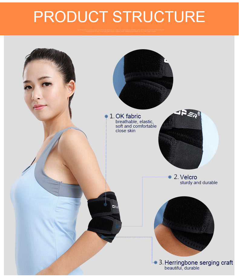 OPER Elbow Pads Elastic Breathable Sport Elbow Support - KiwisLove