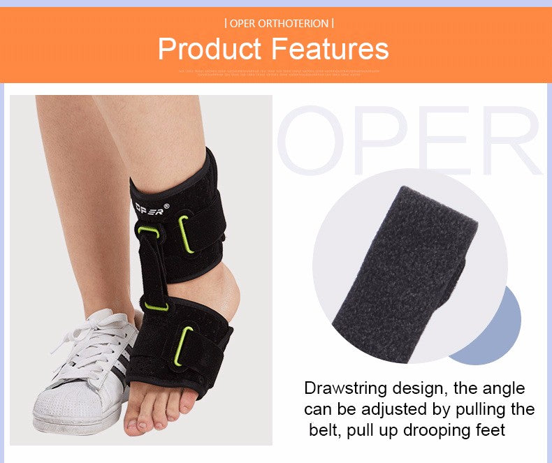 OPER Adjustable Ankle foot Support Brace Plantar  Foot Drop Foot Cramp - KiwisLove
