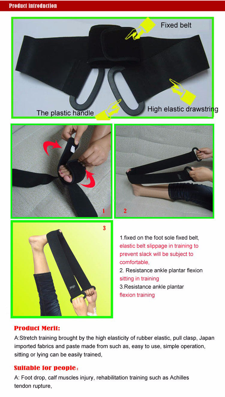 OPER Ankle-Strap Training Belt Ankle Joint Hemiplegia Foot Drop Correction Achilles - KiwisLove