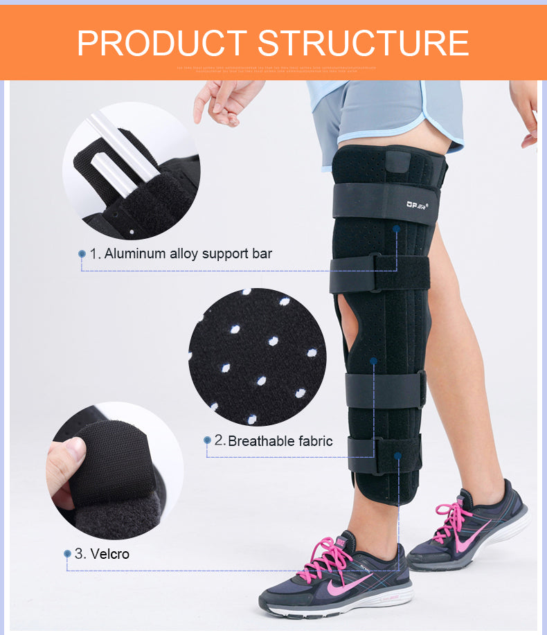OPER patellar knee support leg Fixation Brace Knee Fracture Stent - KiwisLove