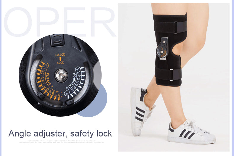 OPER Knee Pads Hinged Orthosis Brace Support Adjustable Ligament - KiwisLove
