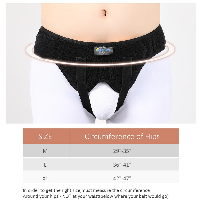 Hernia Belt Truss for Inguinal or Sports Hernia Support Brace - KiwisLove