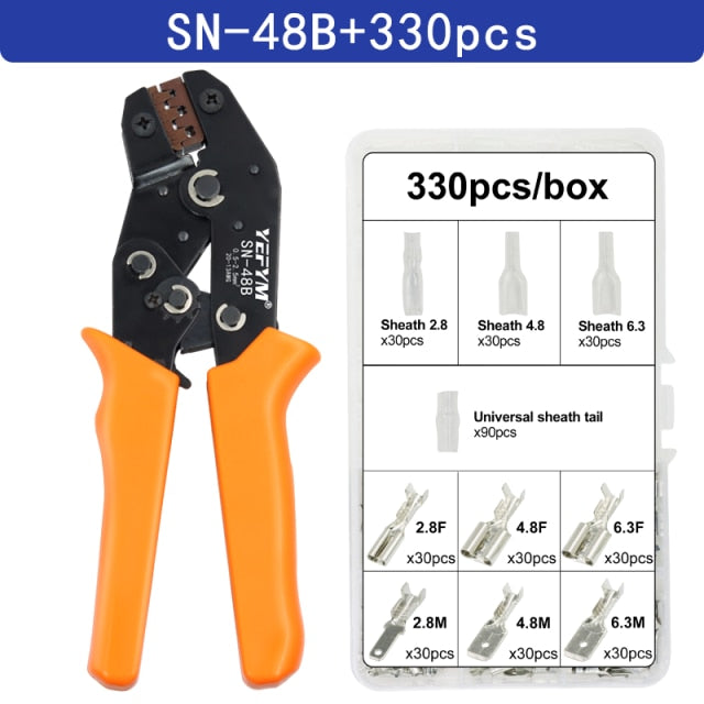 SN-48B crimping pliers 0.5-2.5mm² YEFYM high precision jaw wire electrical hand tools - KiwisLove