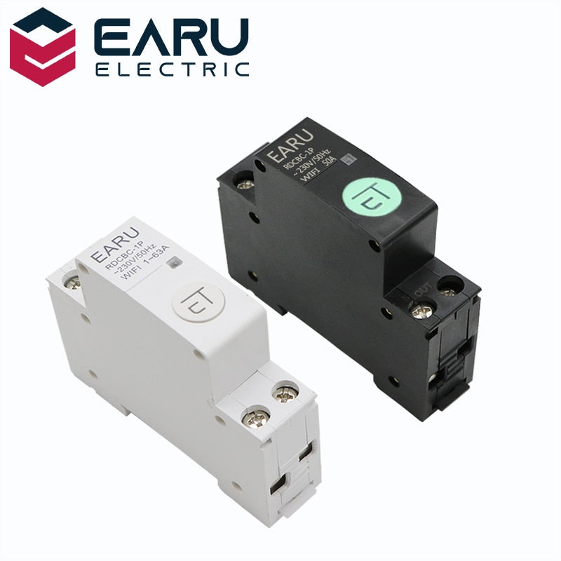 WIFI Circuit Breaker Smart Timer Relay Switch Tuya eWeLink APP Smart Home - KiwisLove