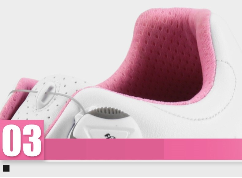 Pgm Breathable Women Golf Shoes Waterproof Leather Rotating Knobs Anti-Skid Sneakers - KiwisLove