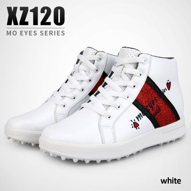 PGM Golf Shoes Women High Upper Inside Height Increasing Waterproof Breathable - KiwisLove