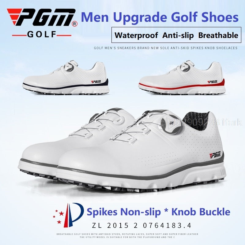 2021 PGM Golf Men Shoes Waterproof Breathable Anti Skid - KiwisLove