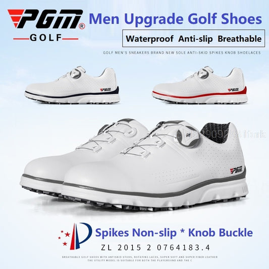 2021 PGM Golf Men Shoes Waterproof Breathable Anti Skid - KiwisLove