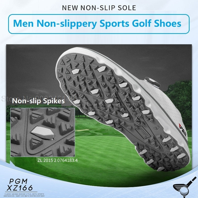 2021 PGM Golf Men Shoes Waterproof Breathable Anti Skid - KiwisLove