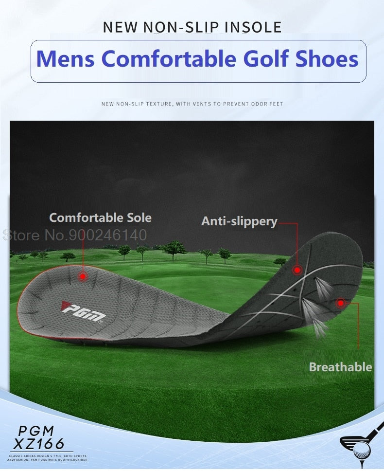 2021 PGM Golf Men Shoes Waterproof Breathable Anti Skid - KiwisLove